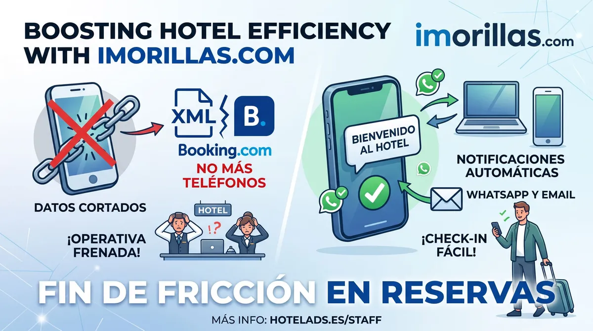 Booking.com deja de enviar el teléfono del huésped por XML: qué rompe en tu hotel y cómo recuperarlo