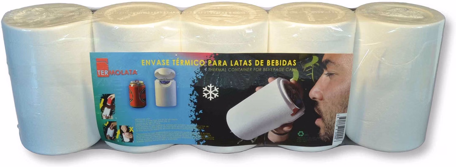 Pack de 5 unidades TERMOLATA con foto de uso